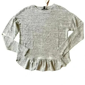 Gray super soft knit sweater nwt size small